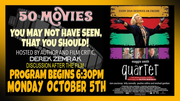 Monthly Film Series - 50 Movies You May Not Have Seen That You Should!