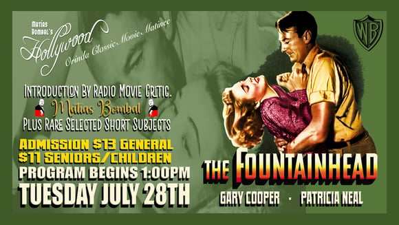 Orinda Theatre's Classic Movie Matinee, hosted by Film Critic, Matías Bombal (last Tuesday of each month)