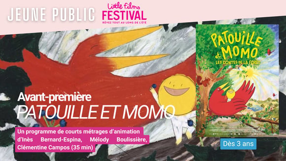 Avant-première Little Films Festival ★ Patouille et Momo, les contes de la forêt (3 ans)