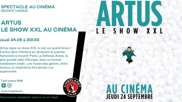 ARTUS – LE SHOW XXL AU CINÉMA