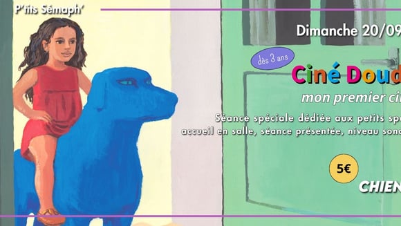 Ciné-Doudous Chien bleu...