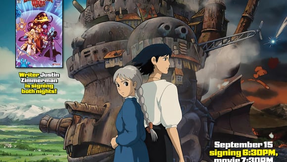 Cosmic Monkey Presents: HOWL'S MOVING CASTLE w/ free CMC exclusive SUMMONER WARS #1 comic!