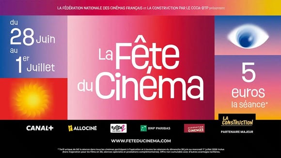 🎬 LA FÊTE DU CINÉMA DU 28 JUIN AU 1er JUILLET: 5€ LA PLACE 🍿