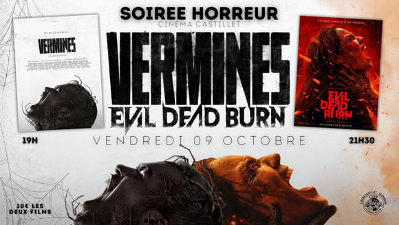 Soirée Horreur avec les films "Vermines & Evil Dead Burn"