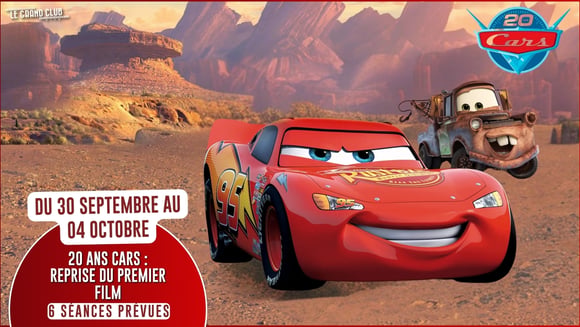 20 ans CARS : reprise du premier film