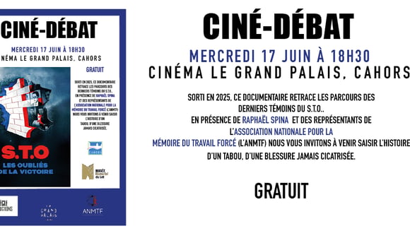 Ciné débat à l'occasion de l'ouverture du Musée Mémoriel du Lot 