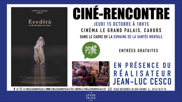 Ciné-Rencontre : Eredità en présence du réalisateur Jean-Luc Cesco