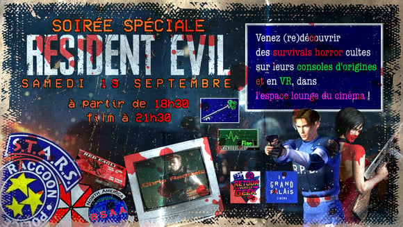 Soirée spéciale RESIDENT EVIL - en partenariat avec Retour Vers Le Geek