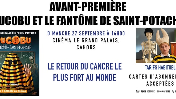 Avant-première - Ducobu VI : Le Fantôme de Saint-Potache
