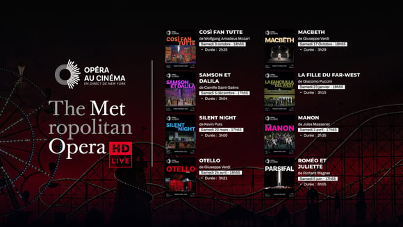 Opéra au cinéma 2026/27 - en direct de New York