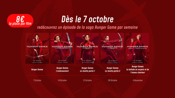 Retour de la saga Hunger Games au Nova Ciné