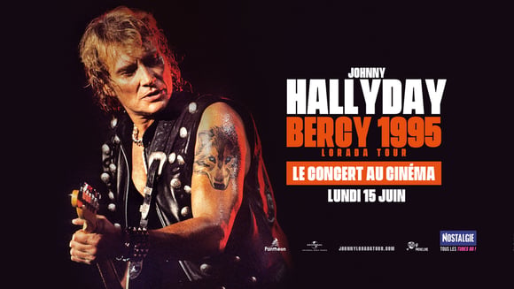 Ciné Concert : JOHNNY HALLYDAY, LORADA TOUR - BERCY 1995
