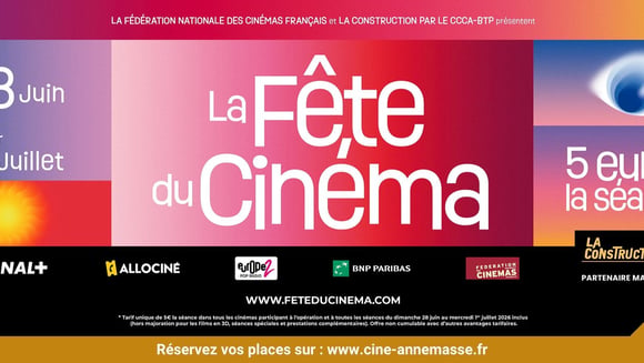La Fête du cinéma - 5€ la séance