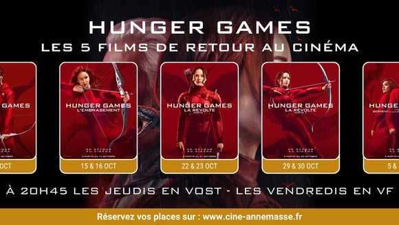 🔥 Hunger Games : les 5 films de retour en salle