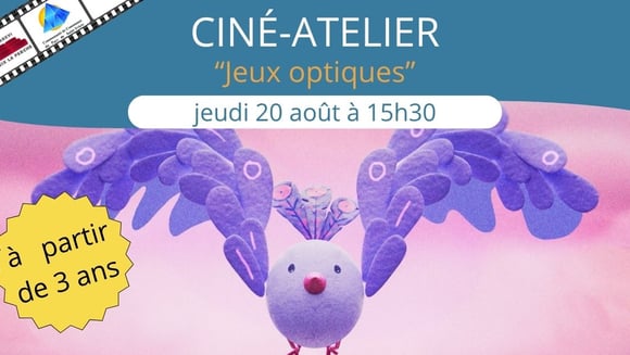 Ciné-goûter et atelier: jeux optiques avec ENTRE CIEL ET TERRE