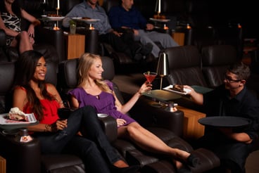 In-seat waiter service at select Cinépolis Luxury Cinemas locations