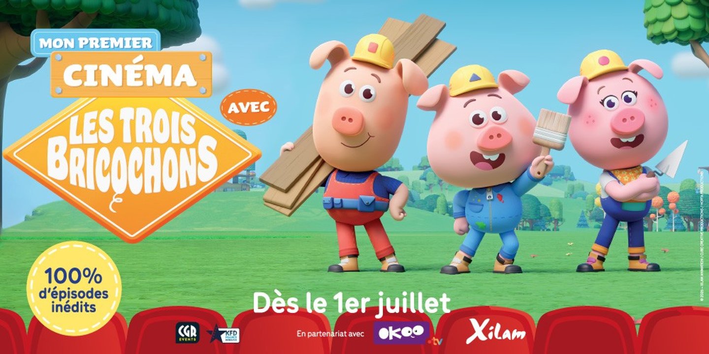 Mon premier cinéma avec Les Trois Bricochons 🐽
