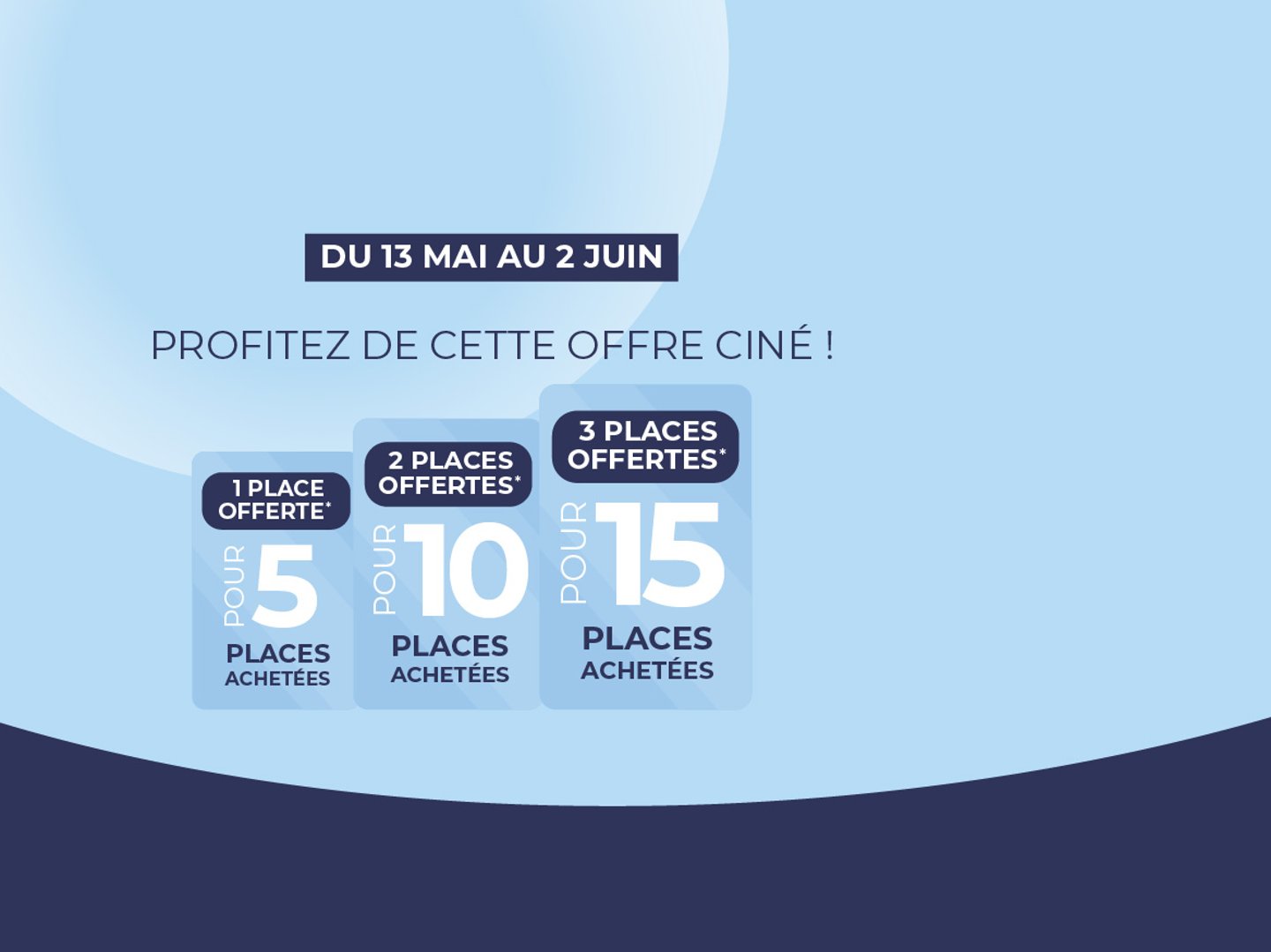 Opération 5/10/15 : des places offertes chez CGR !