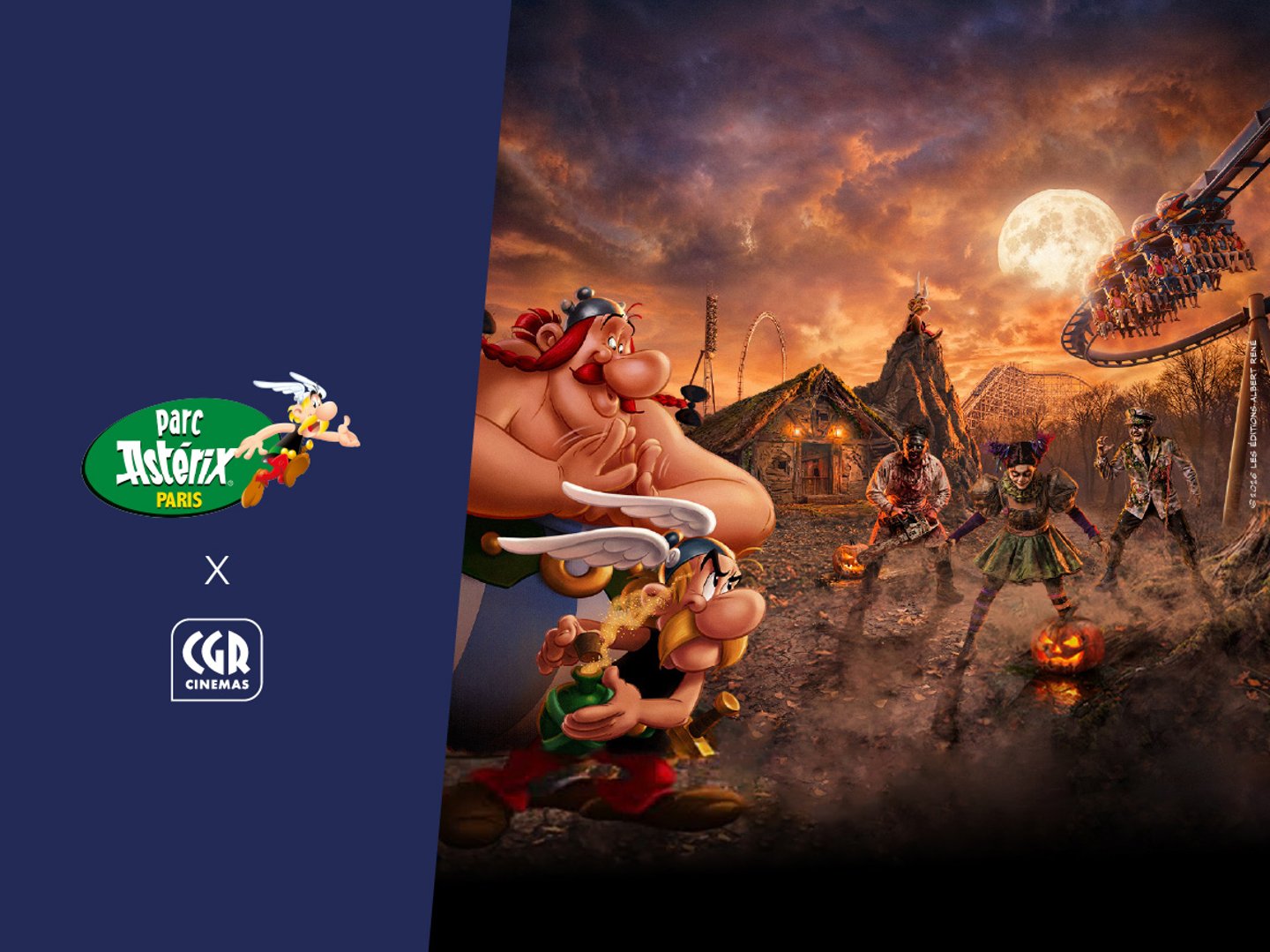 Grand jeu-concours Parc Astérix x CGR