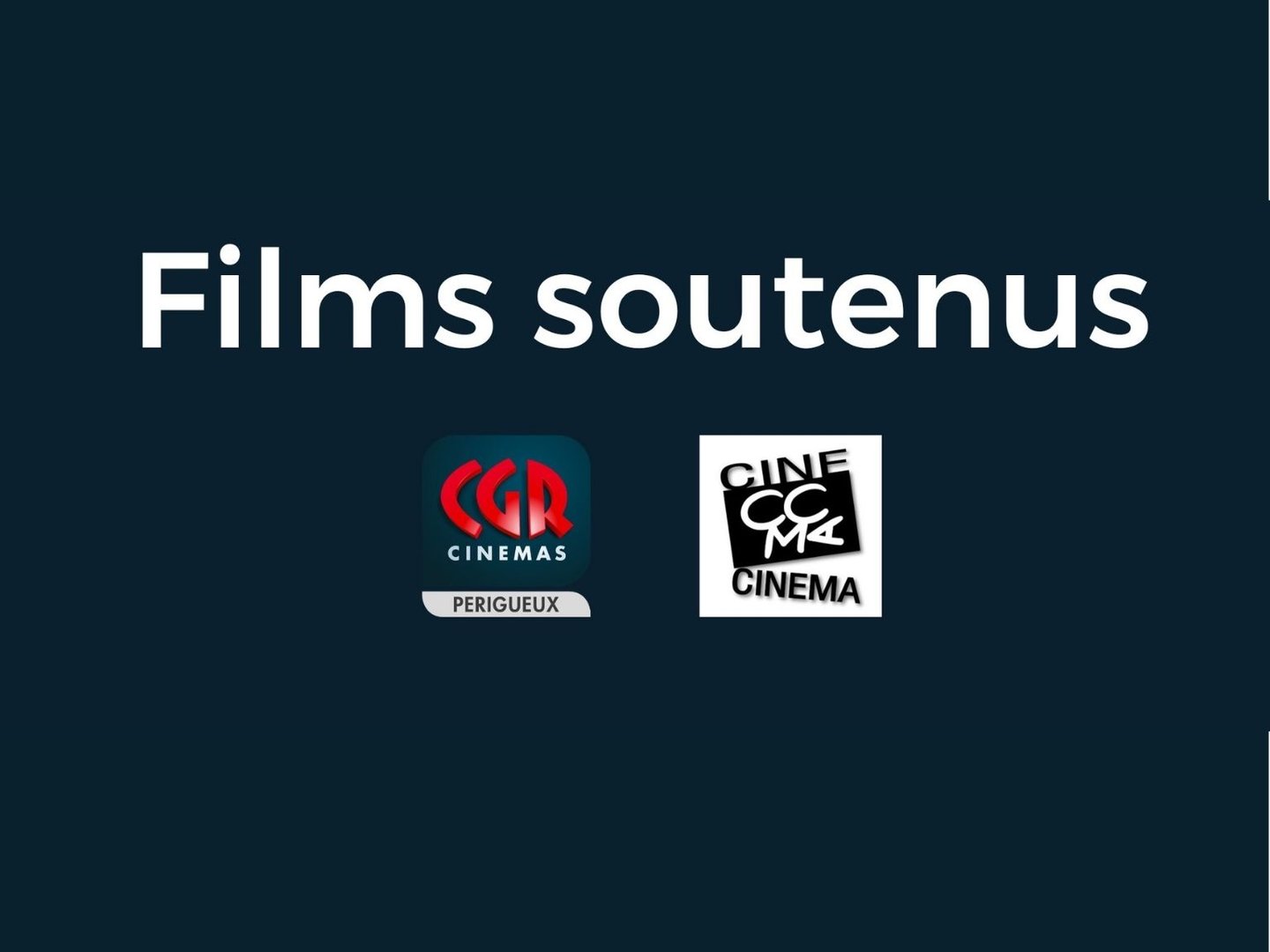 Les films soutenues par CinéCinéma - Septembre 2026