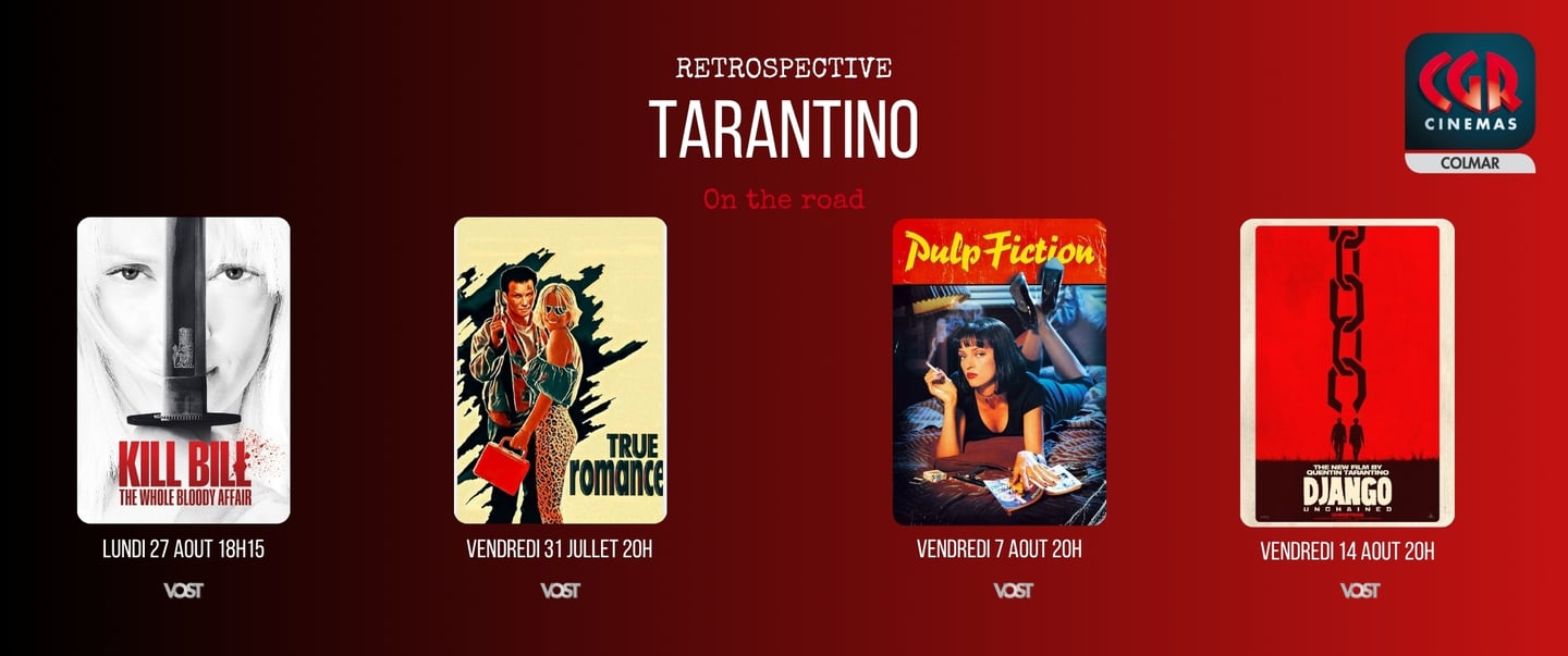 🎬 Rétrospective Quentin Tarantino au CGR Colmar