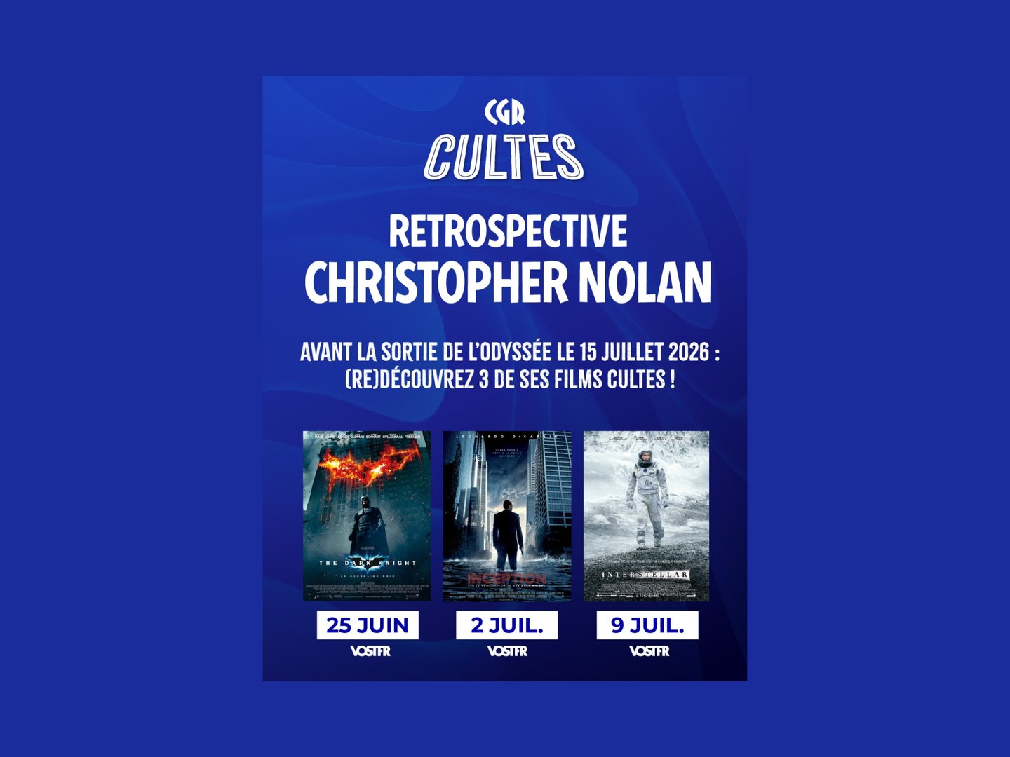 CGR Cultes | Christopher Nolan