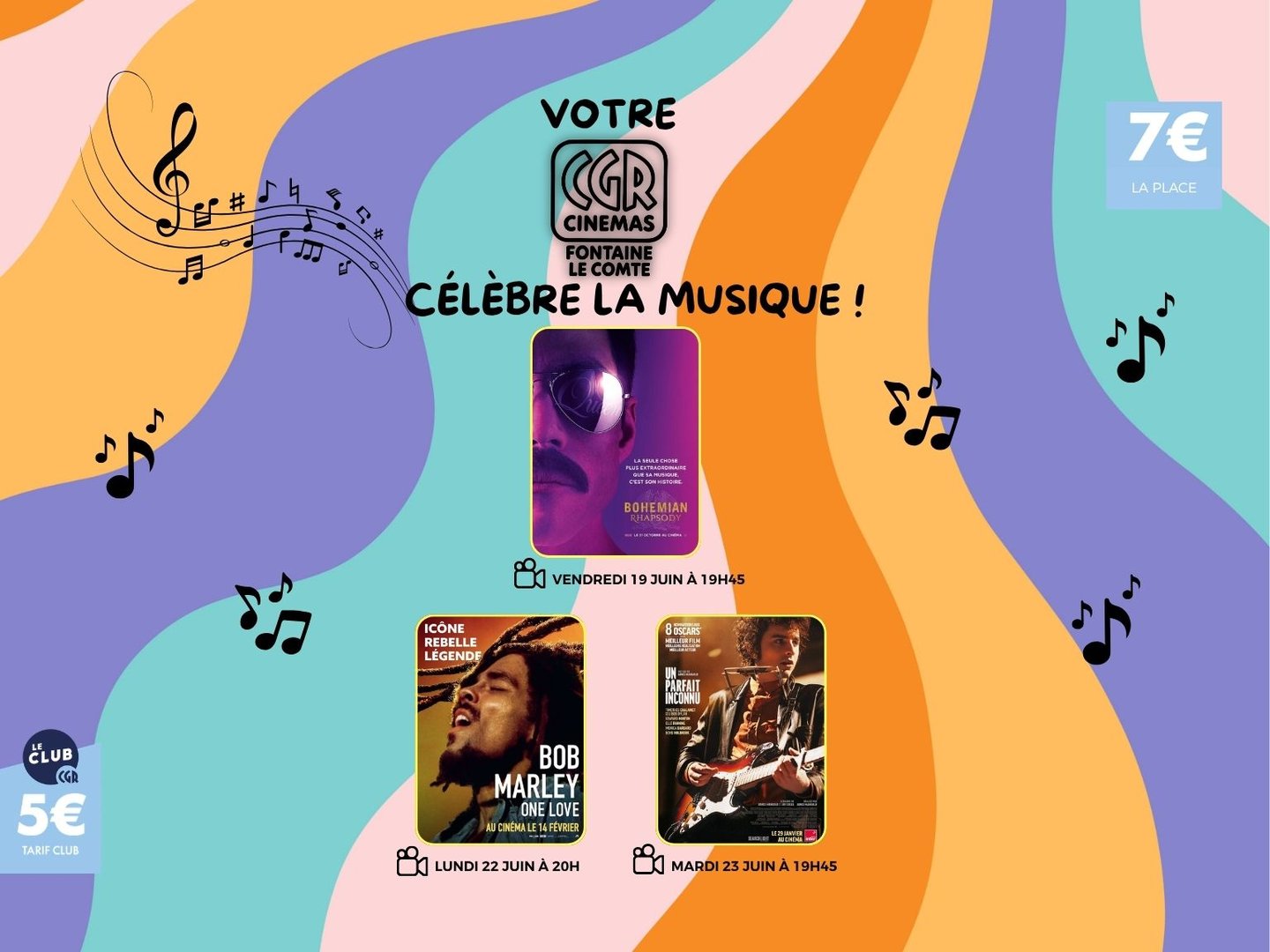 VOTRE CGR CÉLÈBRE LA MUSIQUE... 