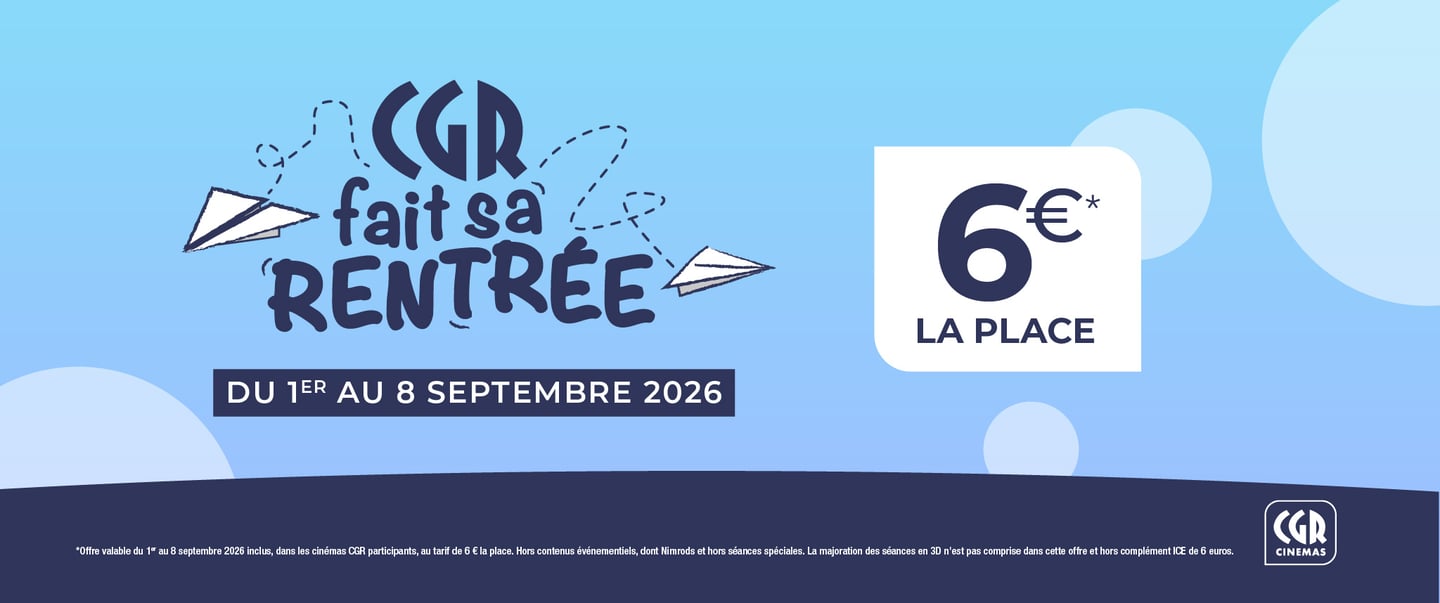 🎬 Fête sa rentrée au CGR