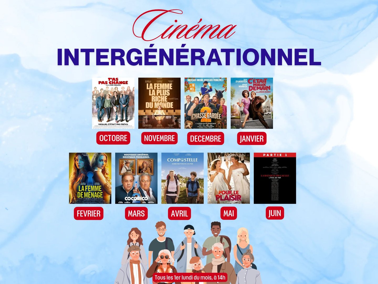 👴👧 Cinéma Intergénérationnel👦👵