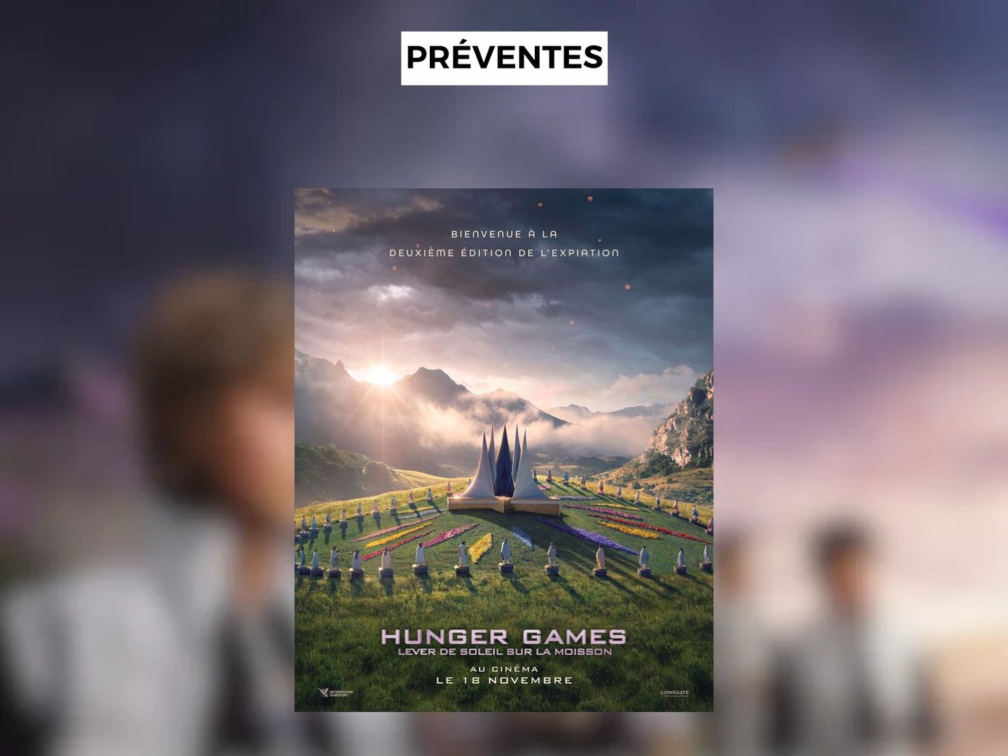 PRÉVENTES HUNGER GAMES : LEVER DE SOLEIL SUR LA MOISSON
