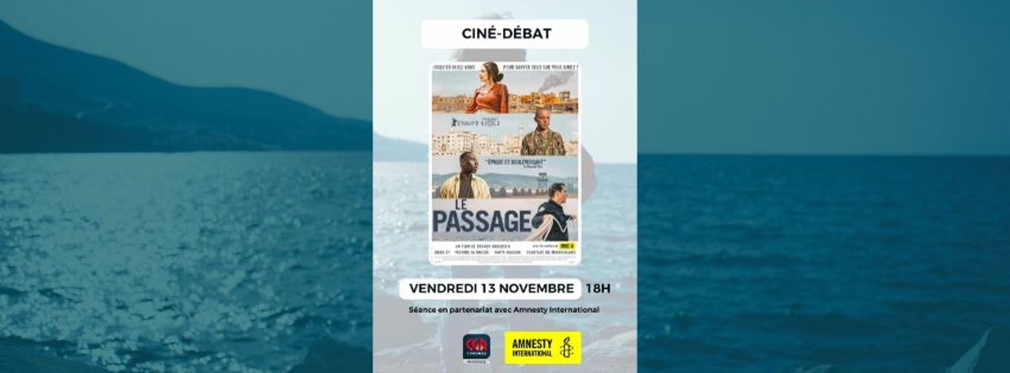 Ciné-débat "Le passage " Vendredi 13 novembre à 18h