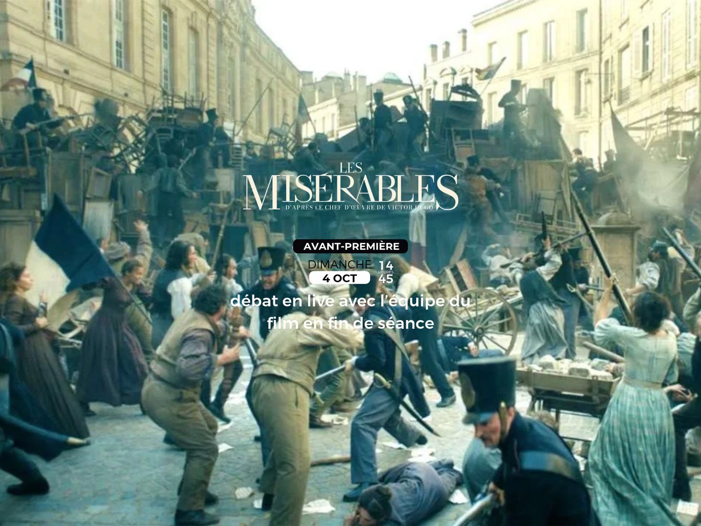 Les Misérables - film + retransmission live