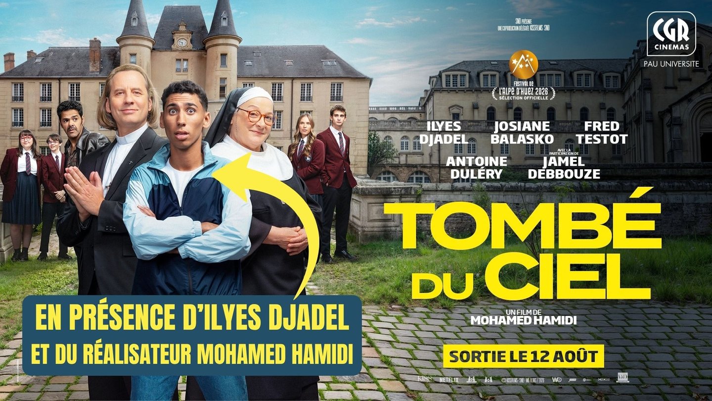 Avant-Première : "TOMBÉ DU CIEL", en présence d'Ilyes Djadel et du réalisateur Mohamed Hamidi.