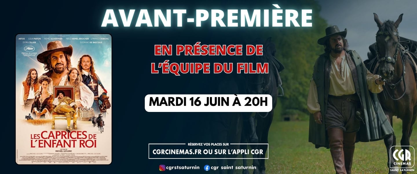 🤴 Les Caprices de l'Enfant Roi - Avant-première avec équipe de film