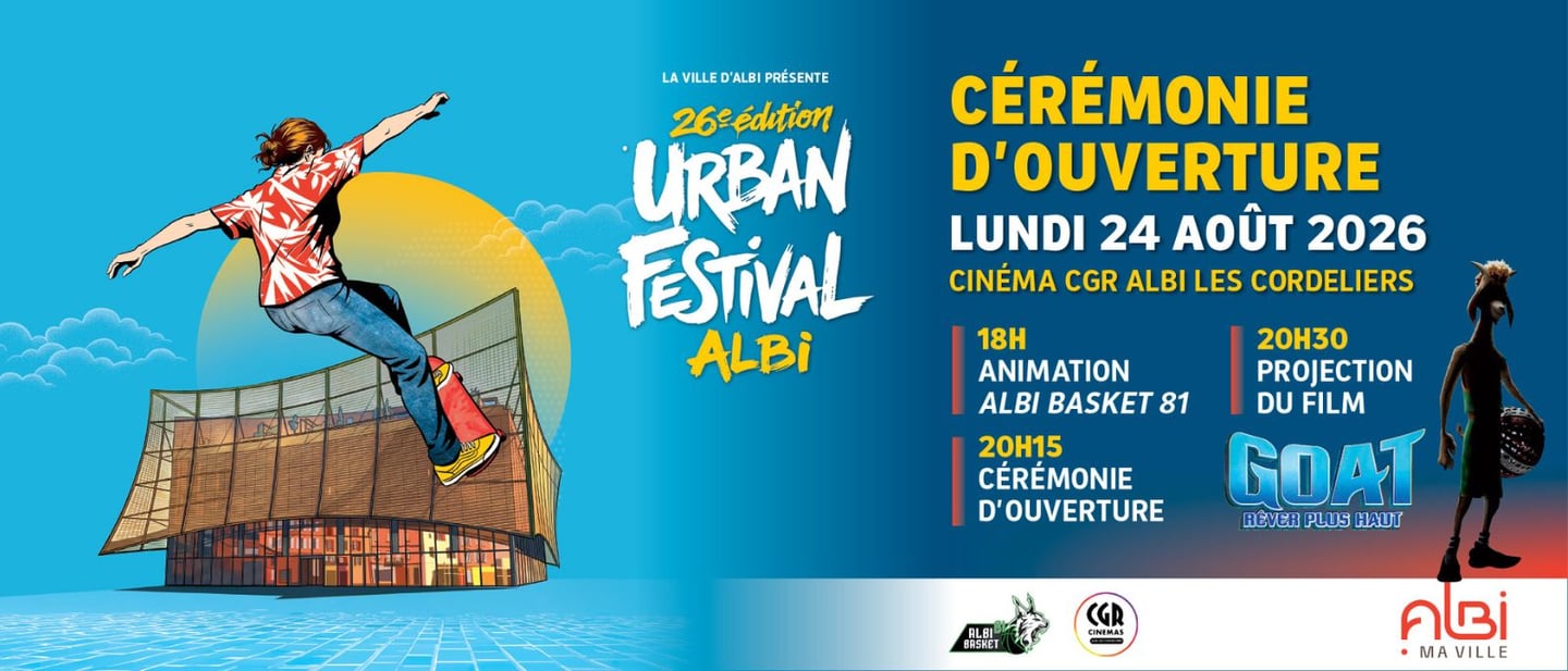 Ouverture Urban Festival CGR Albi les Cordeliers