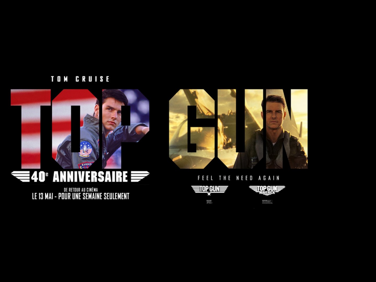 Top Gun (40 ans) & Top Gun Marverick