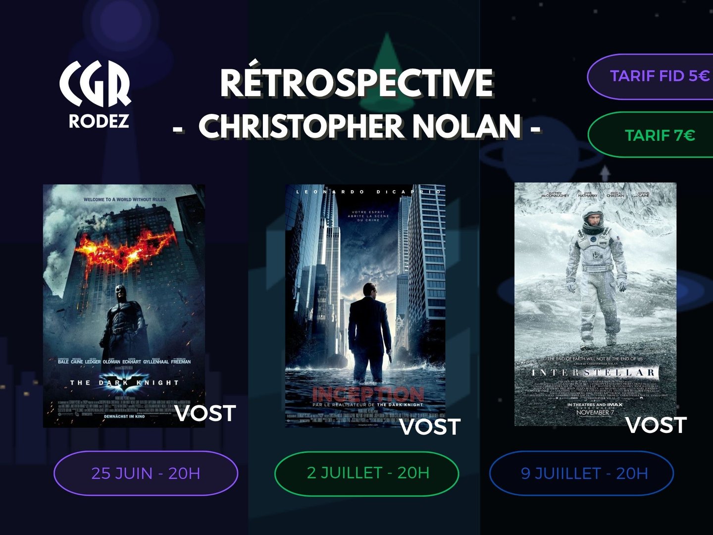 Rétrospective Christopher Nolan