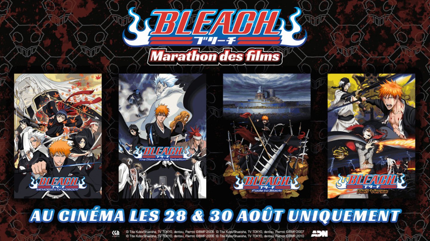 Marathon BLEACH - 4 Films