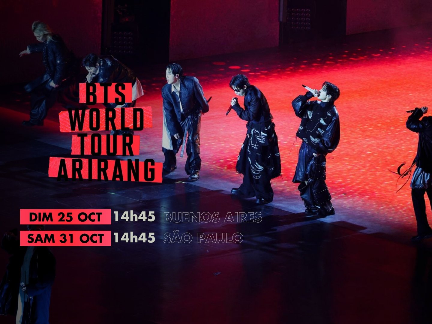 BTS WORLD TOUR 'ARIRANG' : LIVE VIEWING (BUENOS AIRES AND SAO PAULO)