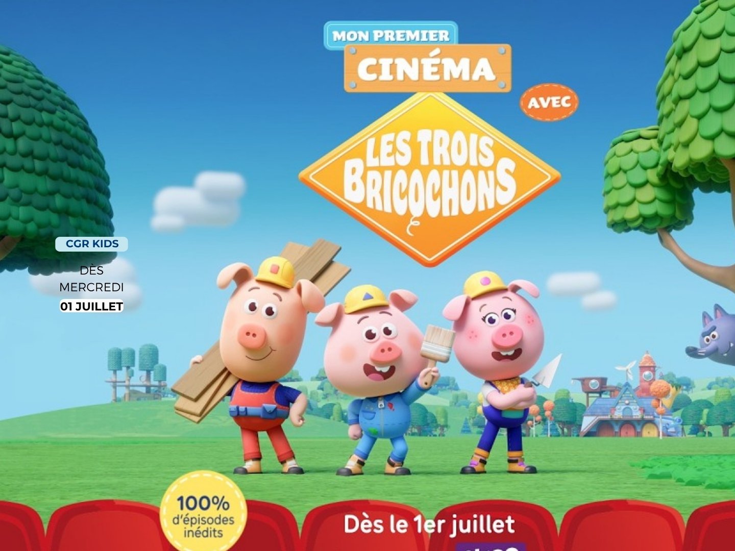 Mon premier cinéma avec Les Trois Bricochons