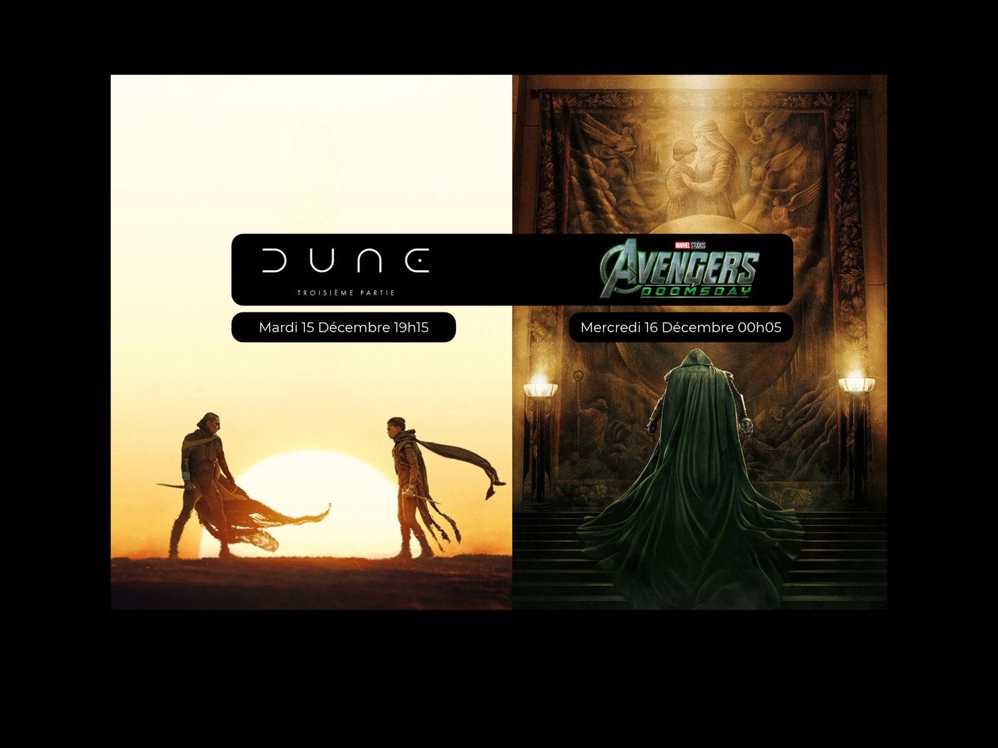 Dune : Troisième Partie et Avengers : Doomsday