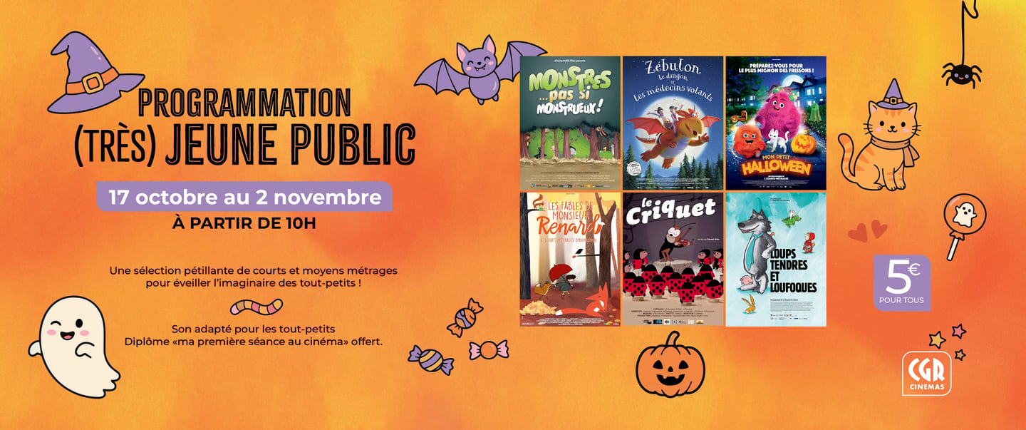 🎃Programmation (Très) Jeune public👻