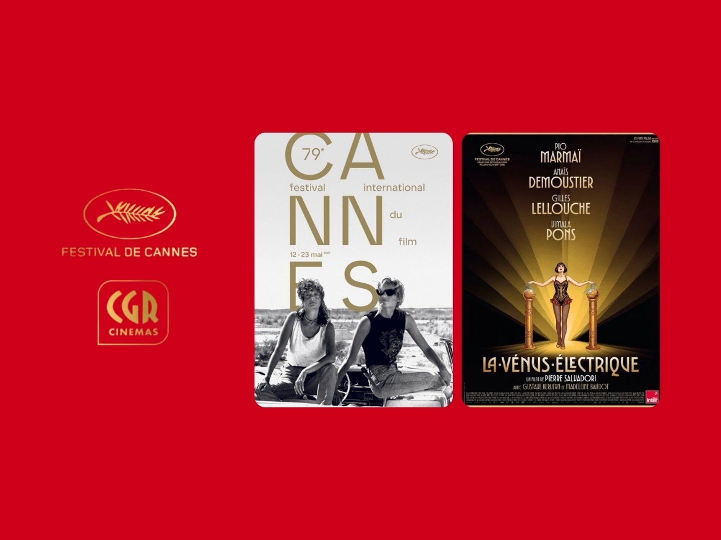 Soirée 79e édition du Festival de Cannes : Cérémonie d’Ouverture + Film d'Ouverture