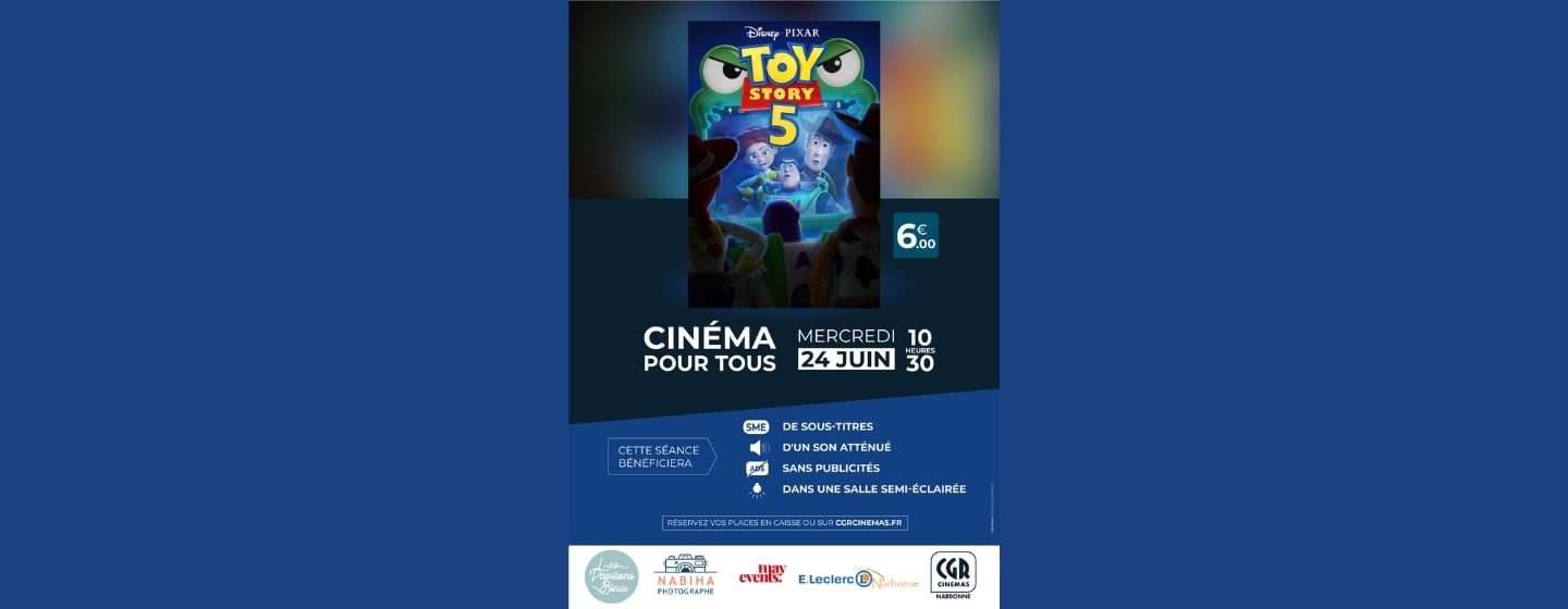 🎬🦖 Cinéma pour tous – Toy Story 5 🤠🚀