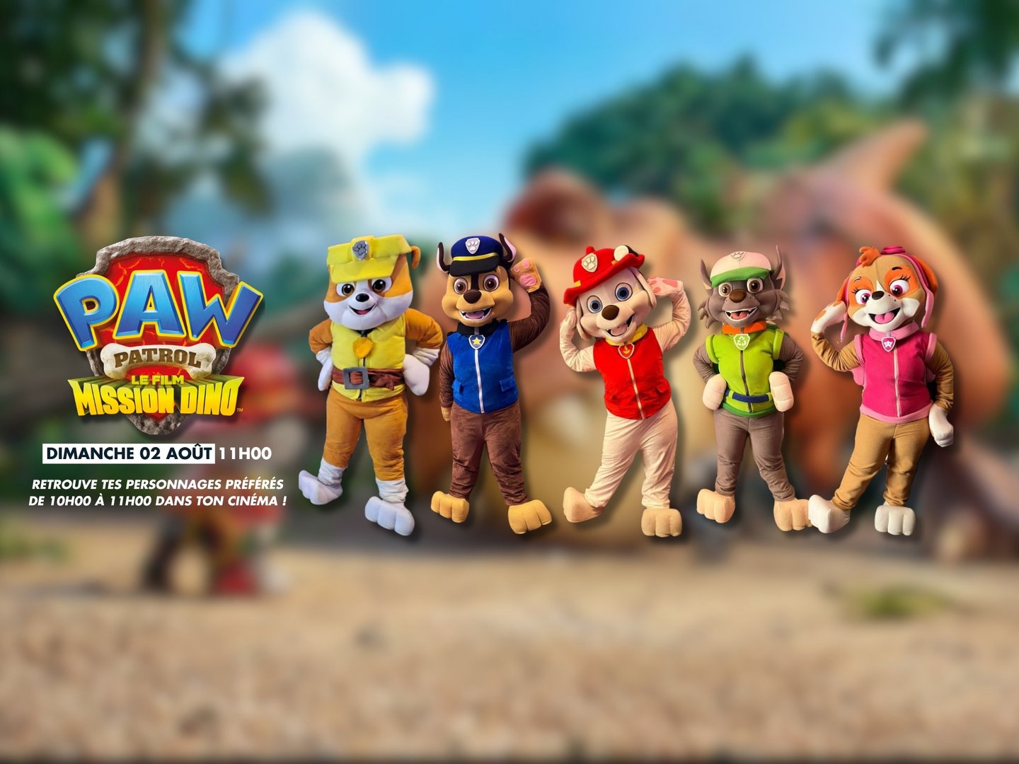 La Pat Patrouille : Mission Dino (Présence de Mascottes !)