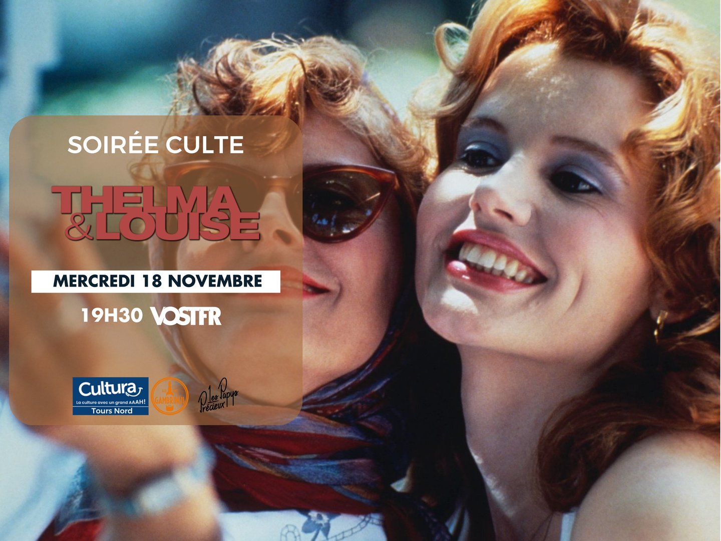 Soirée culte : Thelma et Louise