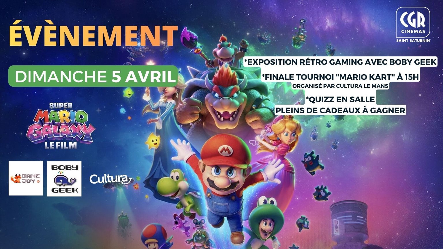 👾 Journée spéciale Super Mario Galaxy - Le Film