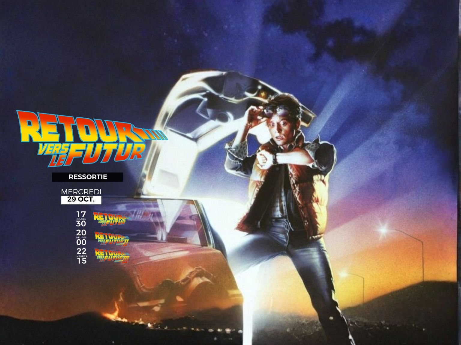 Ressortie : RETOUR VERS LE FUTUR