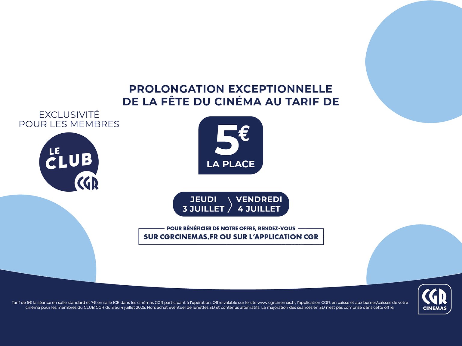 ✨ Prolongation de la Fête du Cinéma 5€
