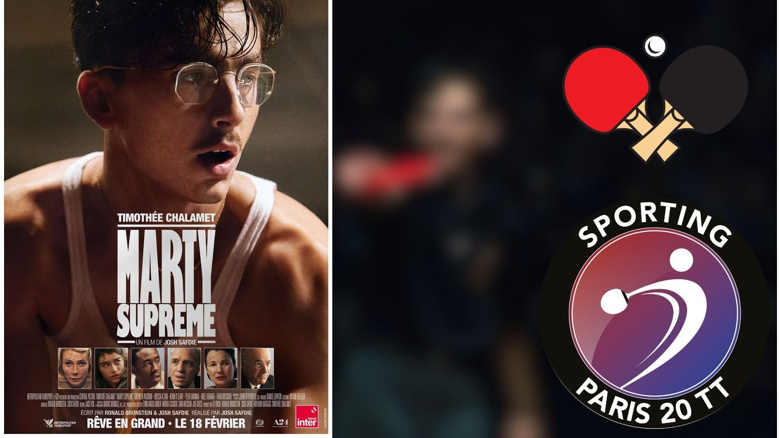 🏓 PING PONG AU CINEMA x MARTY SUPREME